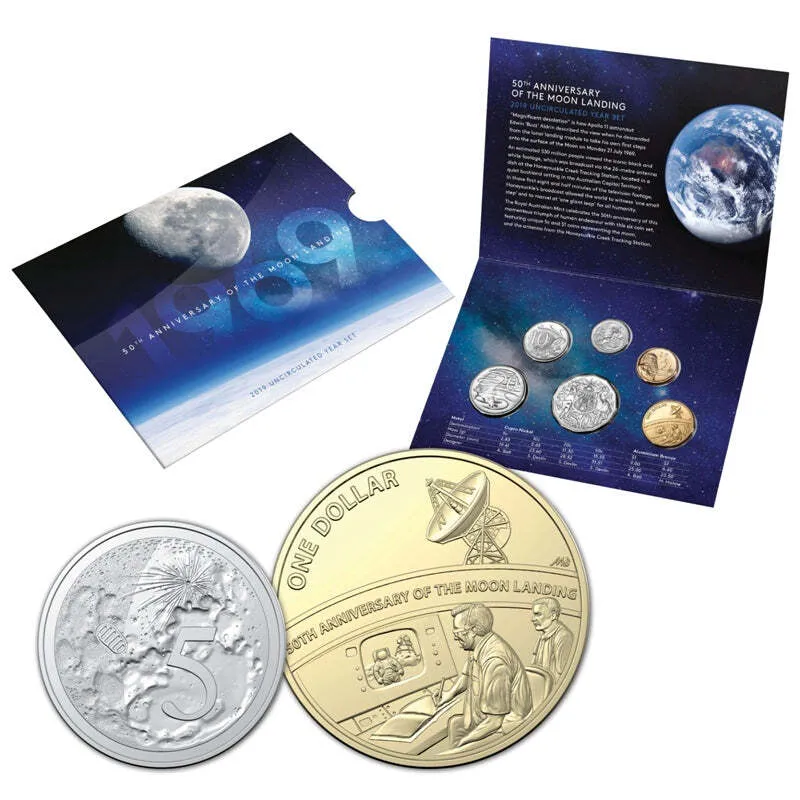 Lot 7 — BIN: 2019 Year Mint Set - Moon Landing