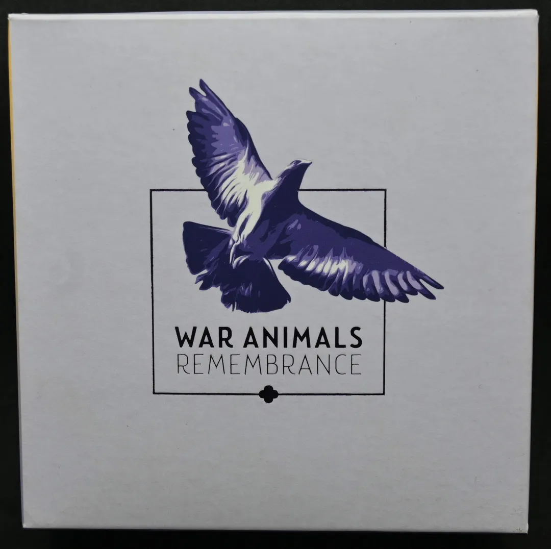 Lot 13 — 2024 $2 'C' Mintmark War Animals Remembrance Coloured Fine Silver Proof Coin
