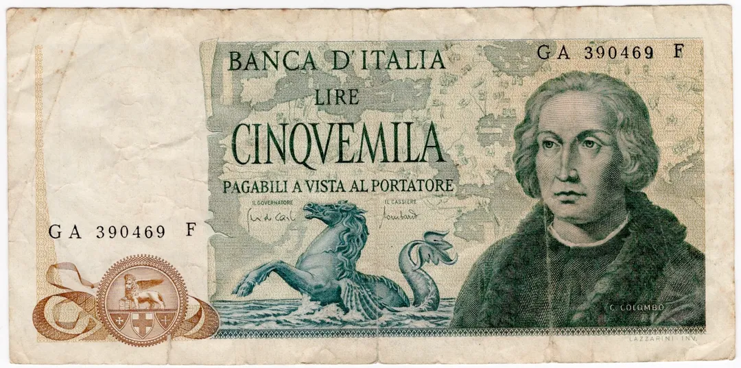 Lot 43 — Italy, 5,000 Lire