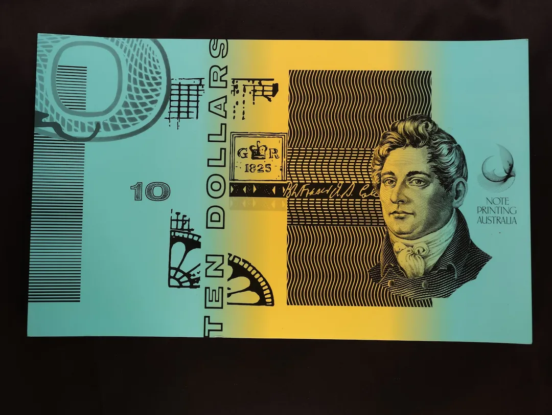 Lot 29 — 1991 NPA $10 uncut block of 4