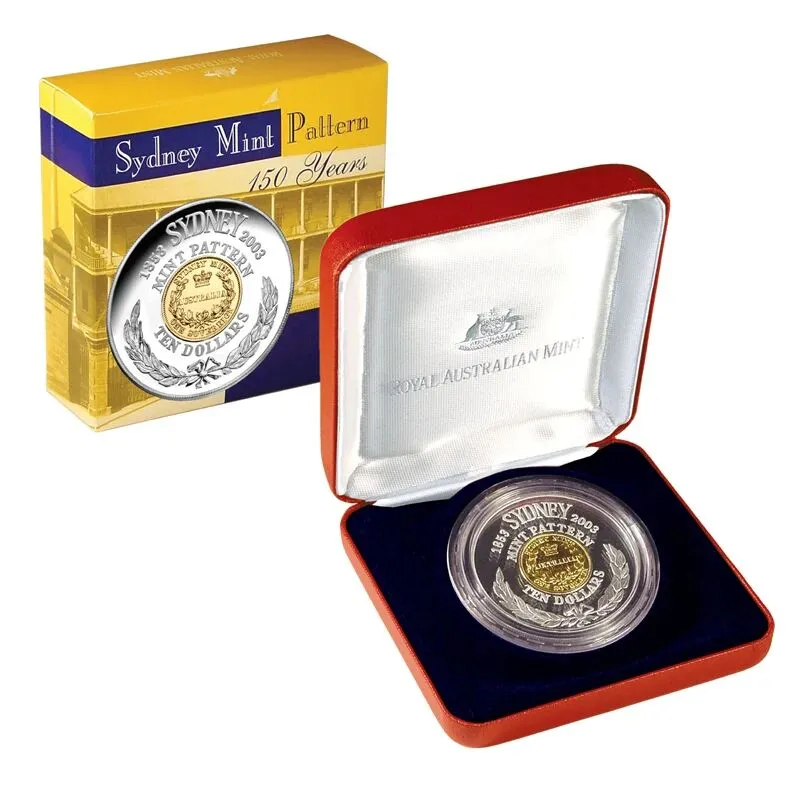 Lot 18 — 2003 Sydney Mint Pattern 150 Years Silver Proof Coin